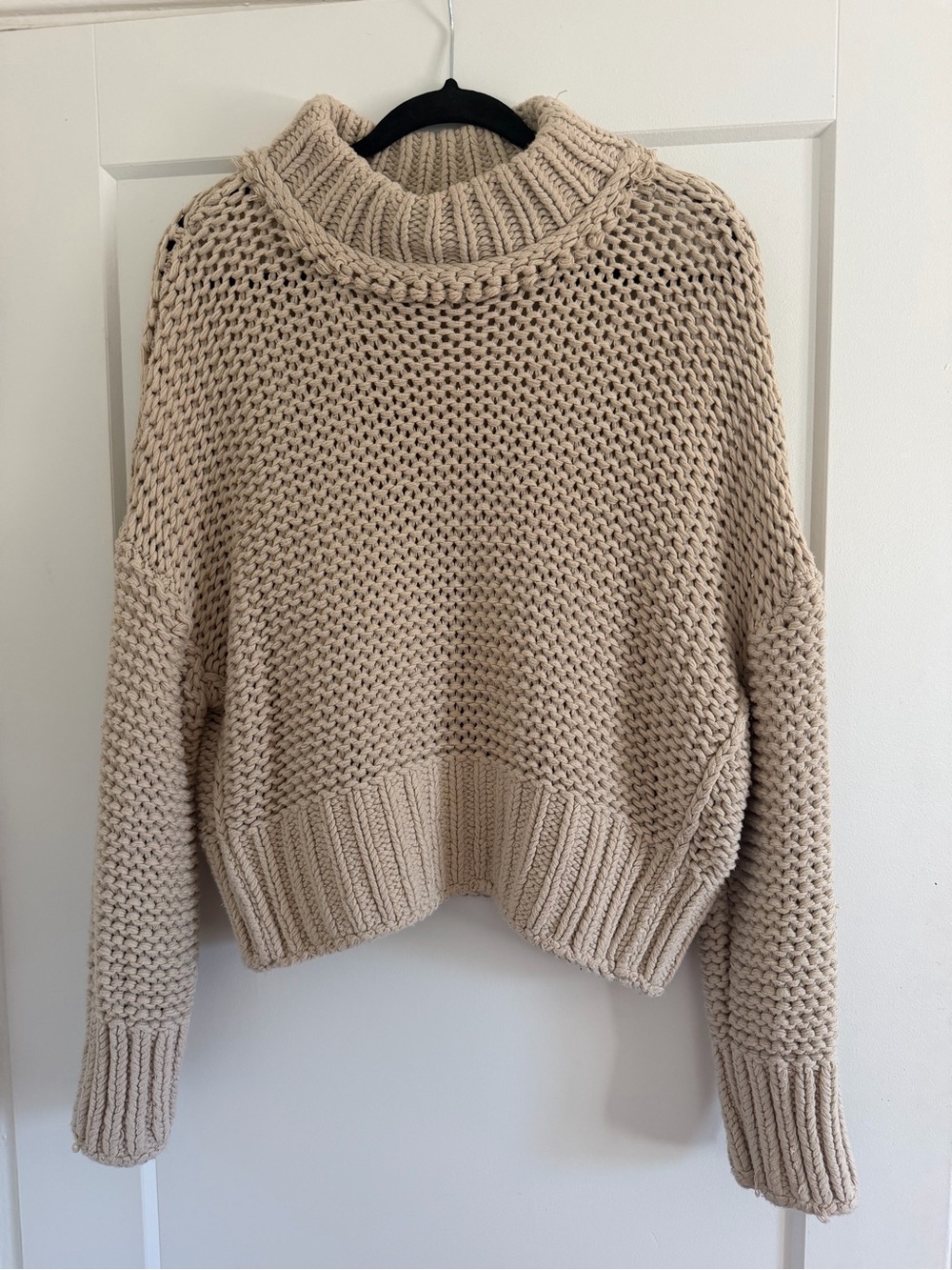 Free People Cream Sweater